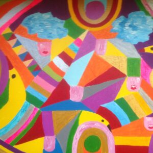 Voyage interieur acrylique sur toile