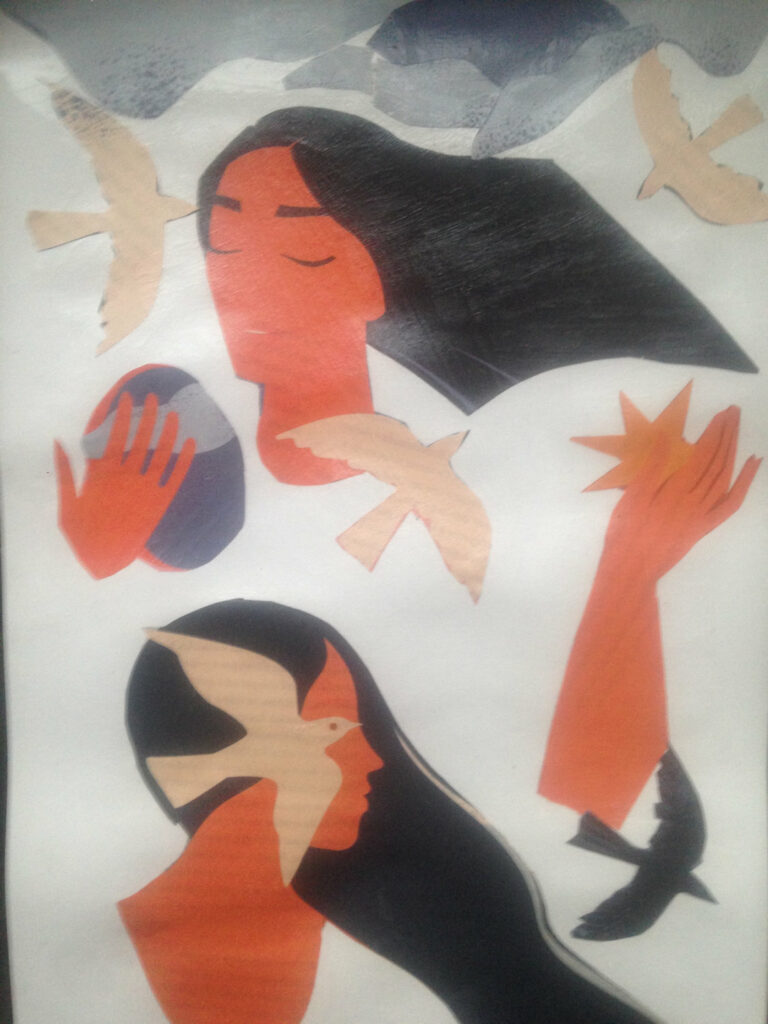 L'envol 30x21 cm 150 euros