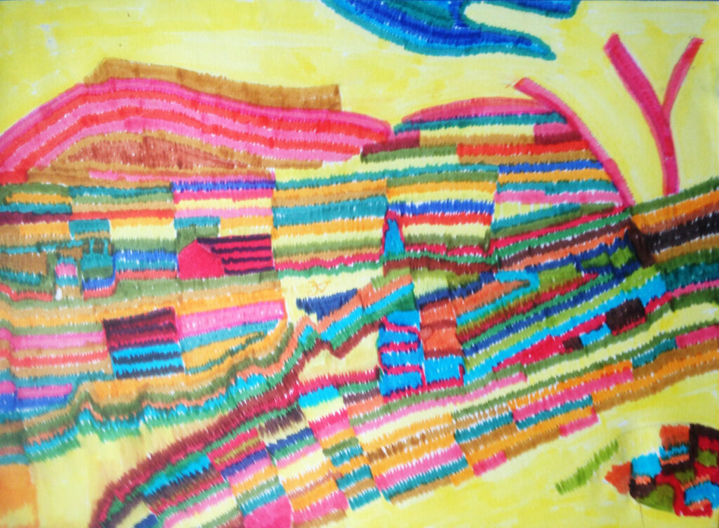 Serie Maghreb feutre 23X32 cm 60 euros
